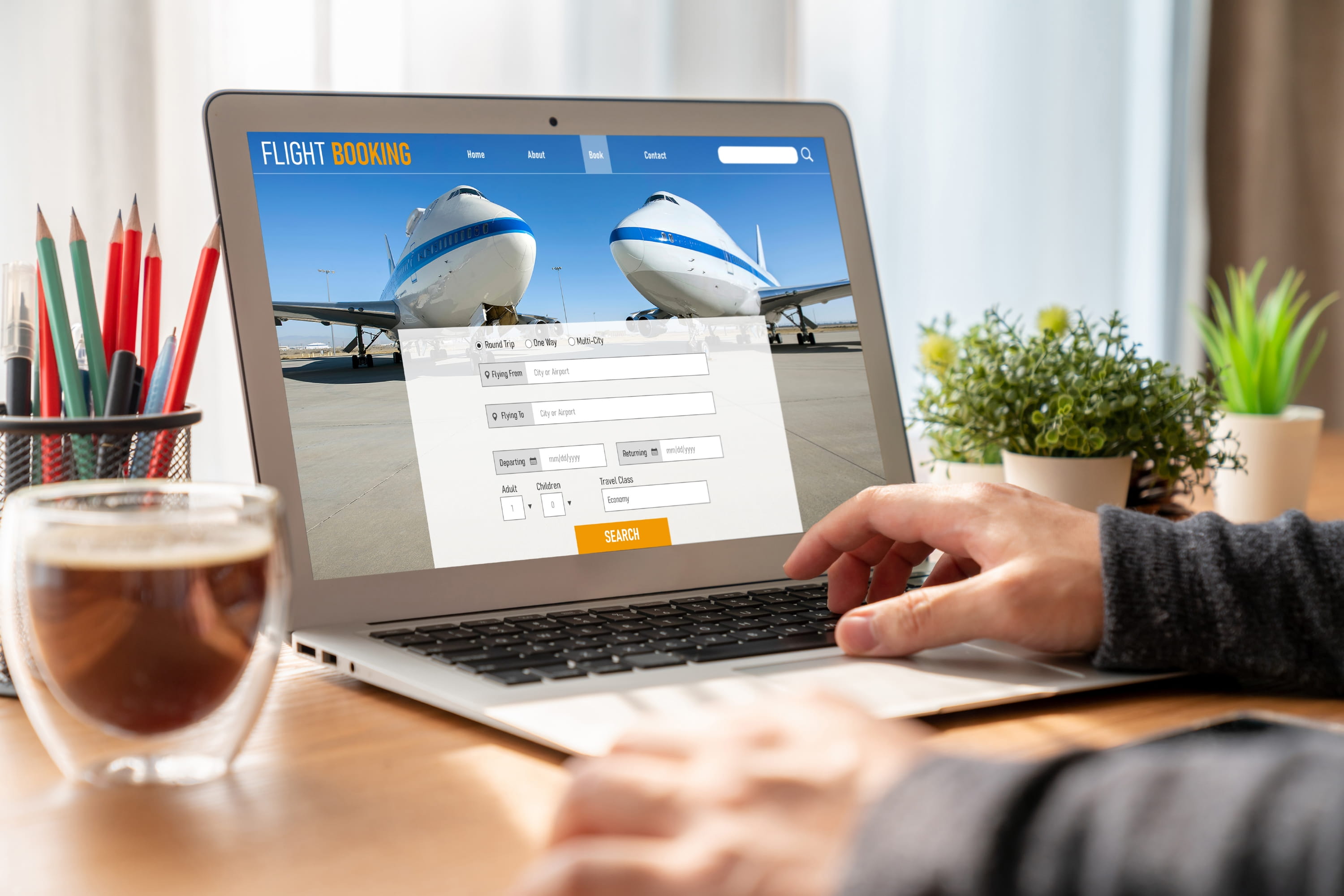 B2B travel booking software dashboard showing agent portal, supplier connectivity, bookings, and reporting