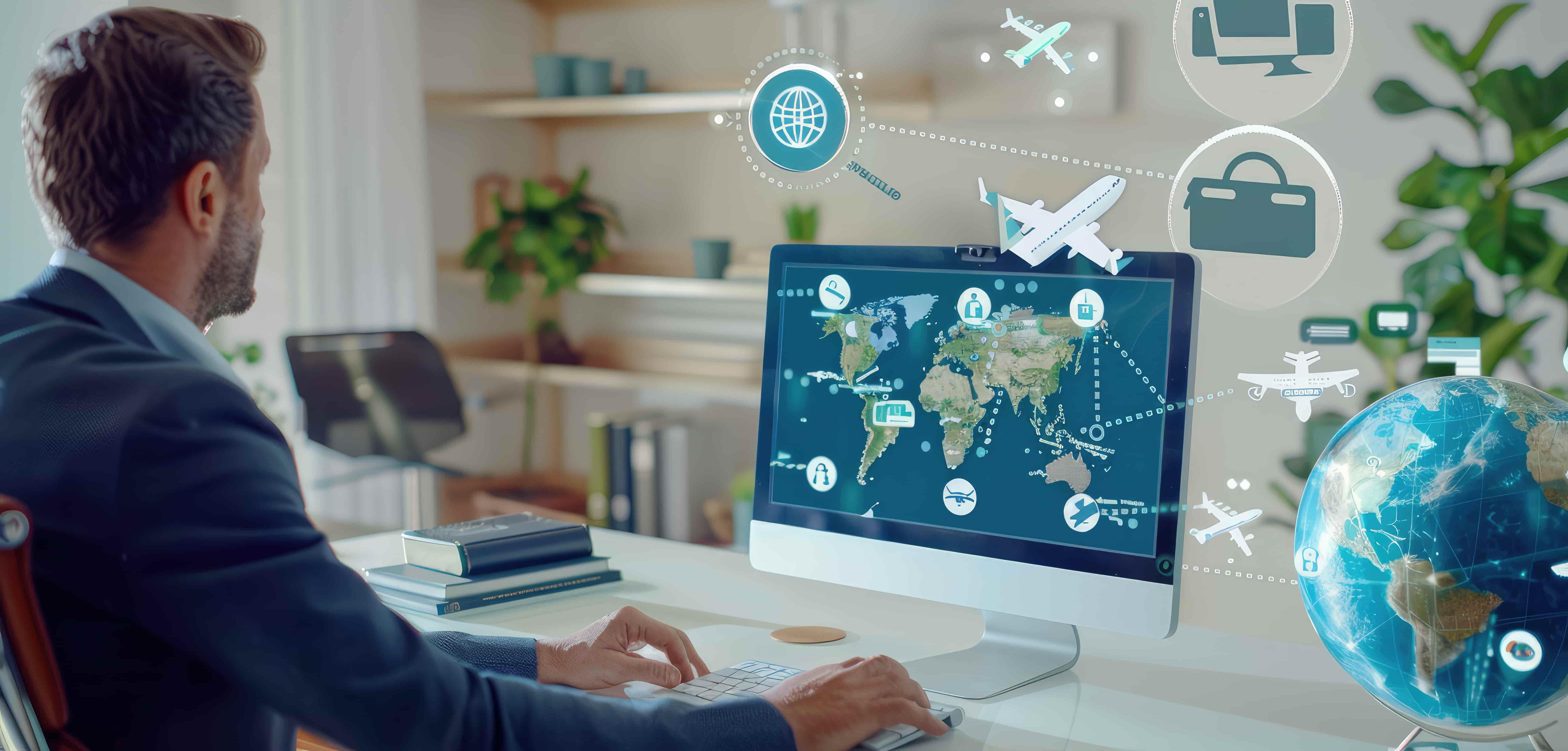 Software used by travel agents