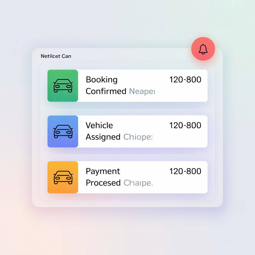 Car rental business management features