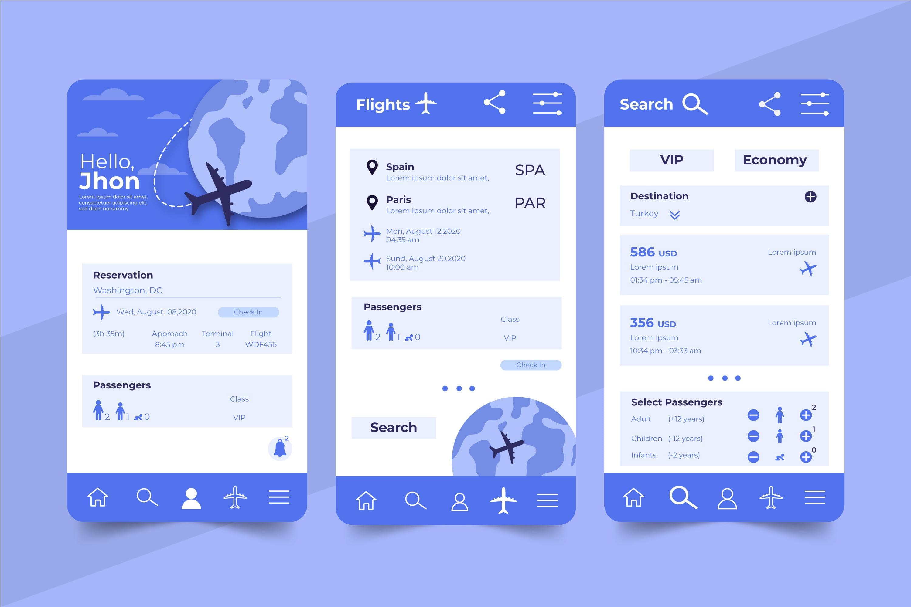 Travel agency management system dashboard for bookings CRM and agents