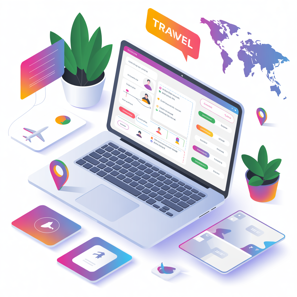 Best travel CRM dashboard showing enquiries quotations bookings invoicing traveler records and reporting for agencies and tour operators
