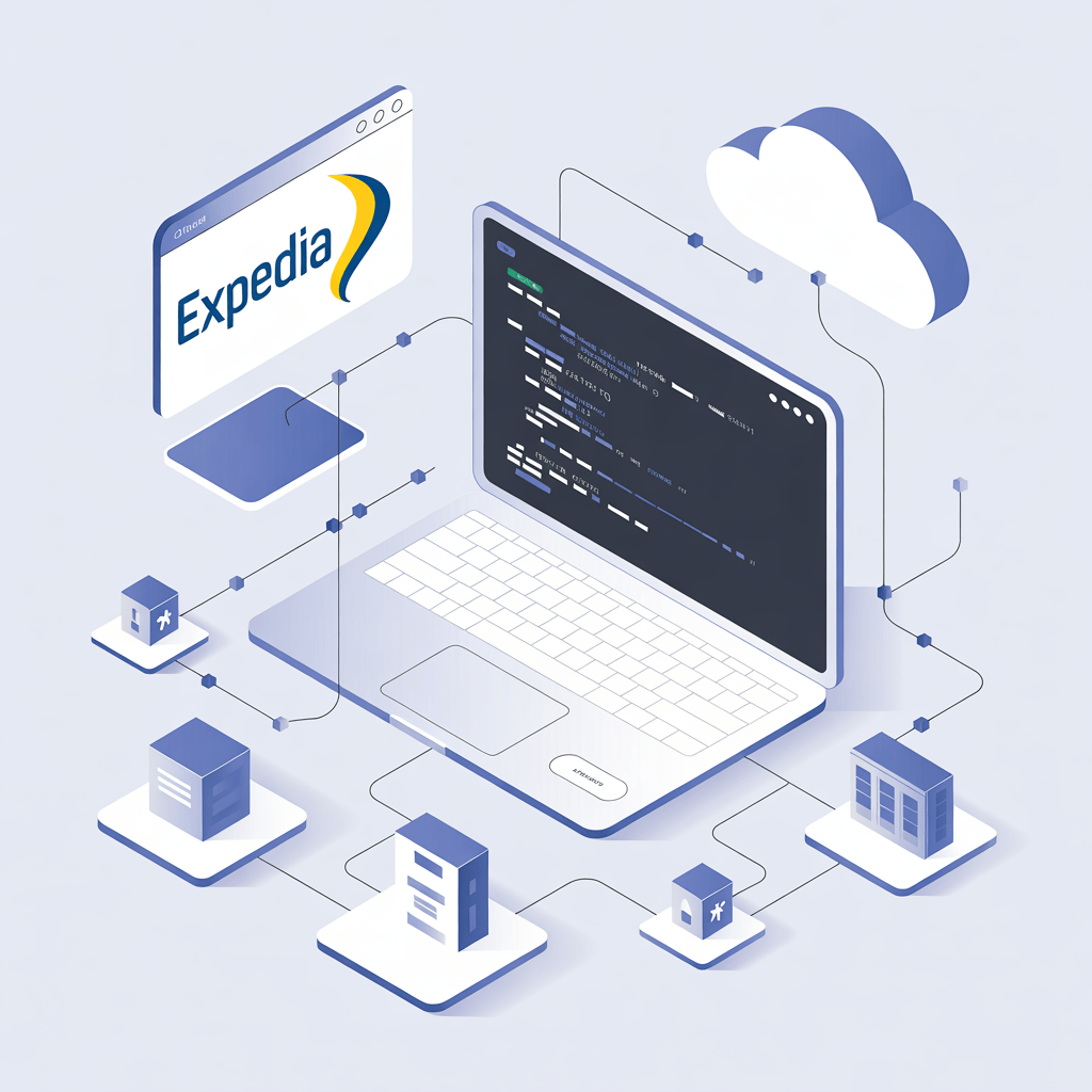 Expedia XML API integration flow for hotel search booking and voucher delivery