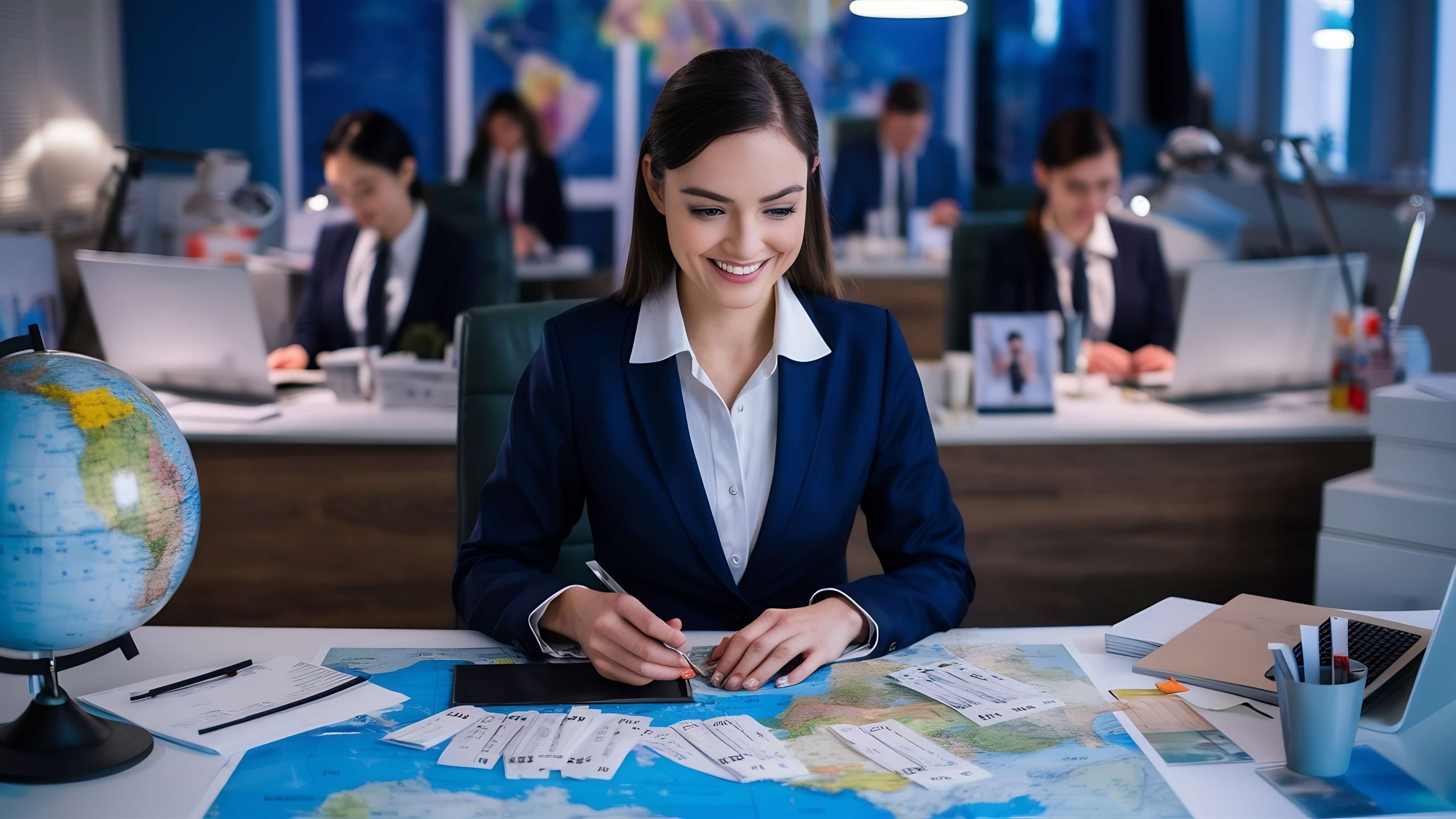 Travel software dashboard