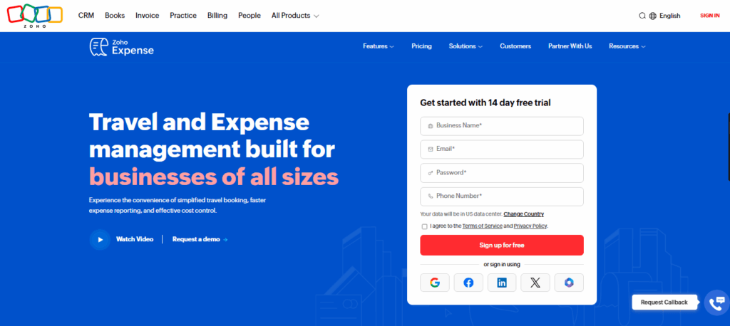 Zoho Expense | Affordable Travel and Expense Automation