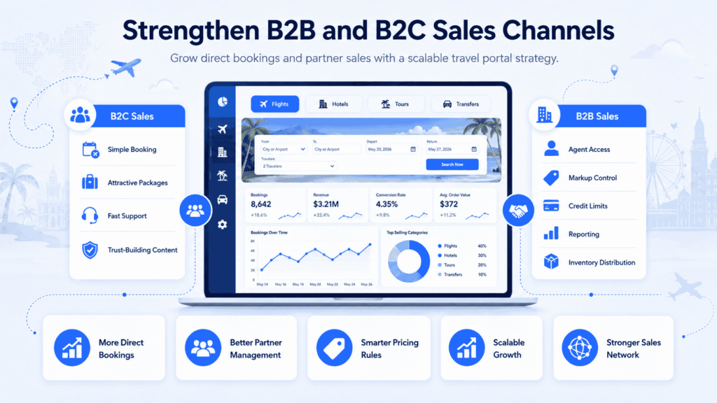 Strengthen B2B and B2C Sales Channels