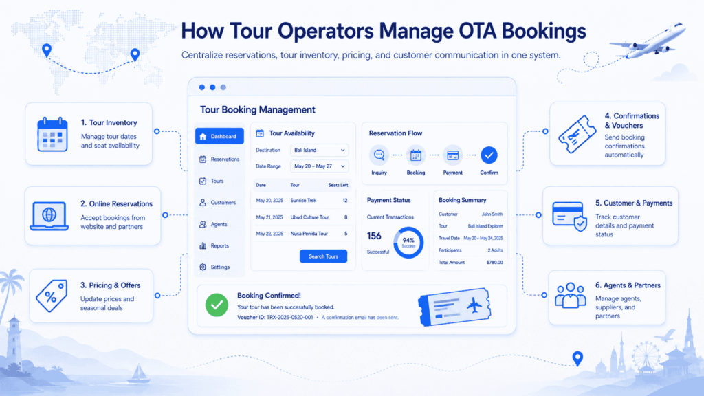 Tour Operators Manage OTA Bookings