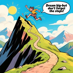 Having unrealistic expectations vs taking realistic steps to start a travel agency
