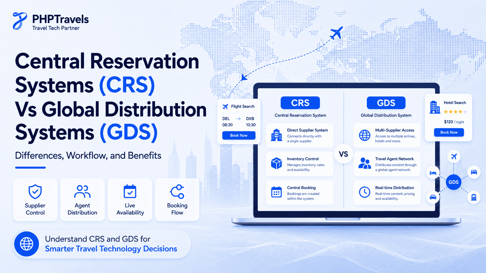 CRS vs GDS Difference Between CRS and GDS in Travel Technology