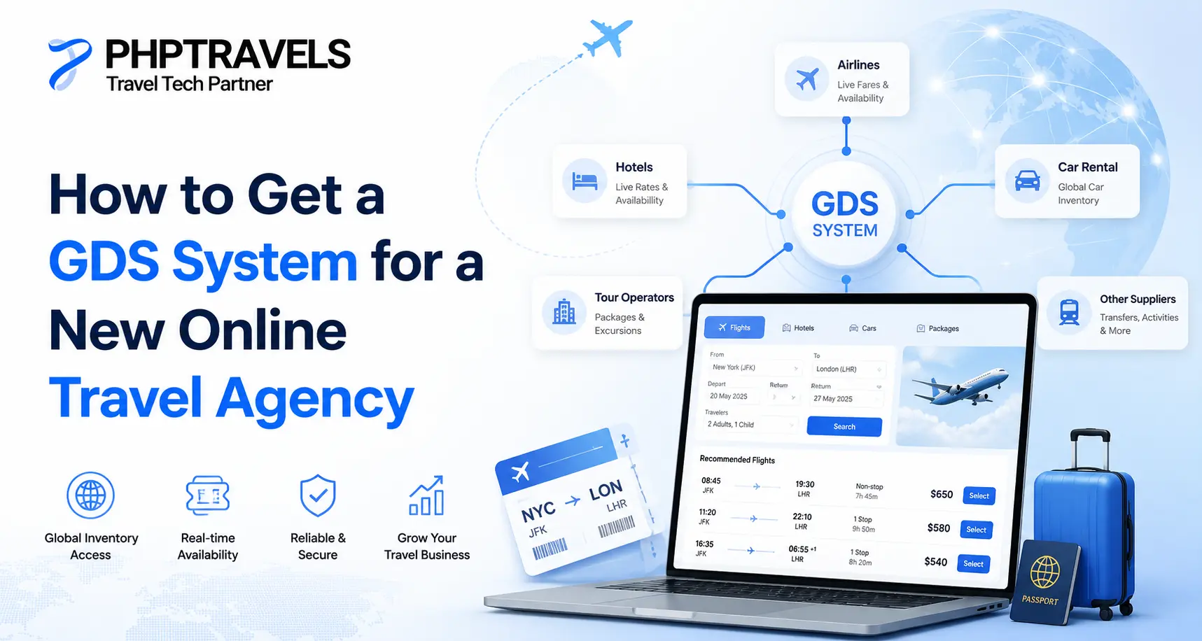 How to Get a GDS System for a New Online Travel Agency