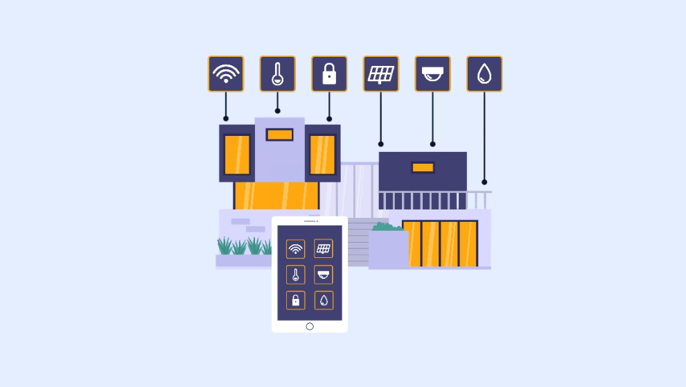 Energy management system in hotel industry showing smart control of HVAC lighting security water and energy usage across hotel buildings