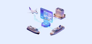 Sabre API travel booking system connecting flights, hotels, and cruise services through a centralized digital platform.