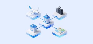 Travel and hospitality software development services with connected booking systems and cloud platform