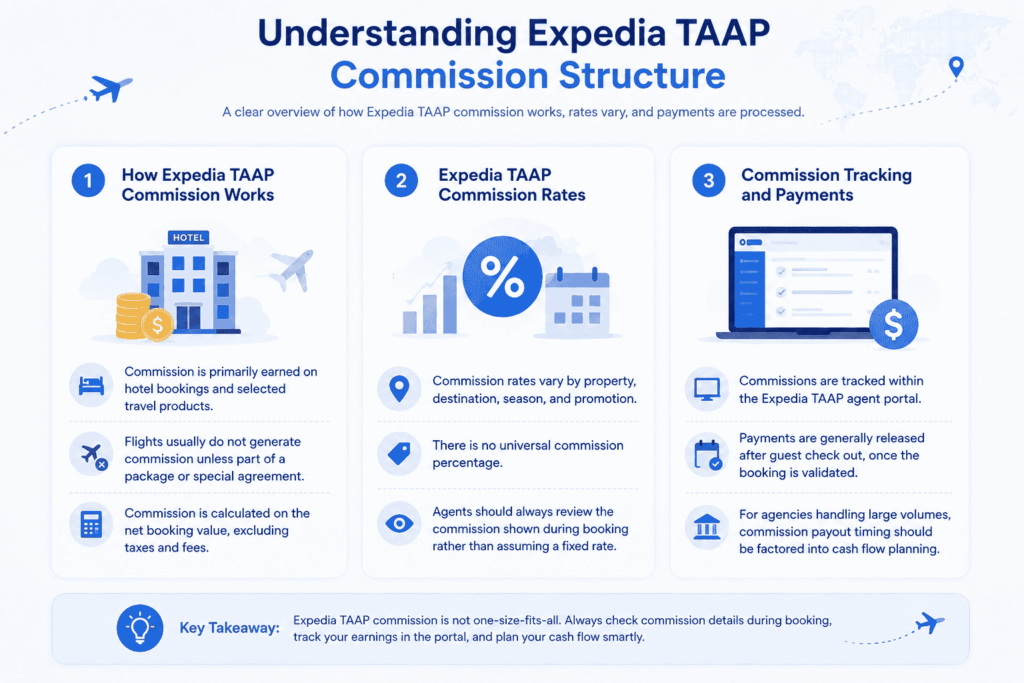 Expedia TAAP Commission Structure