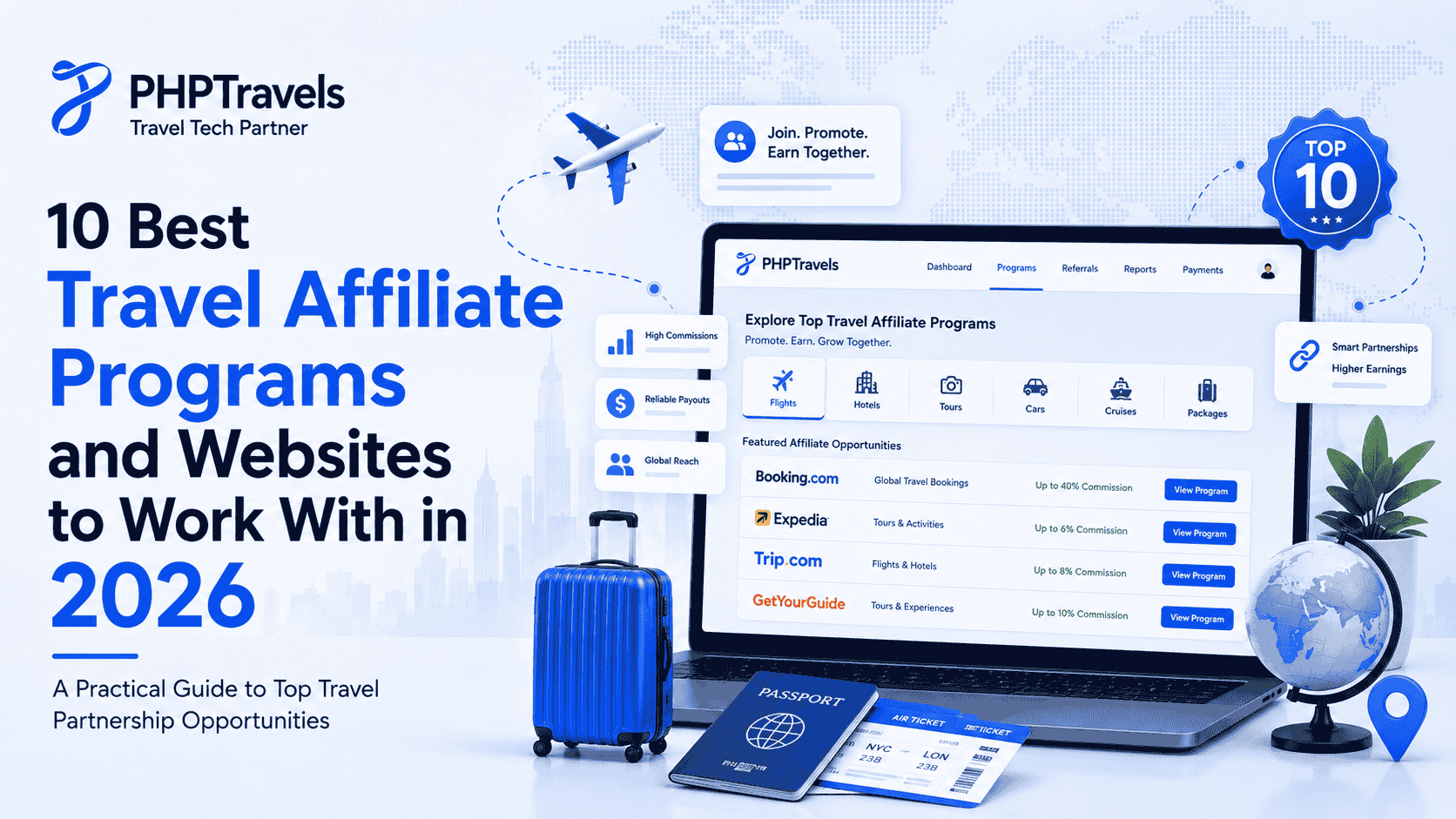 10 Best Travel Affiliate Programs and Websites to Work With in 2026