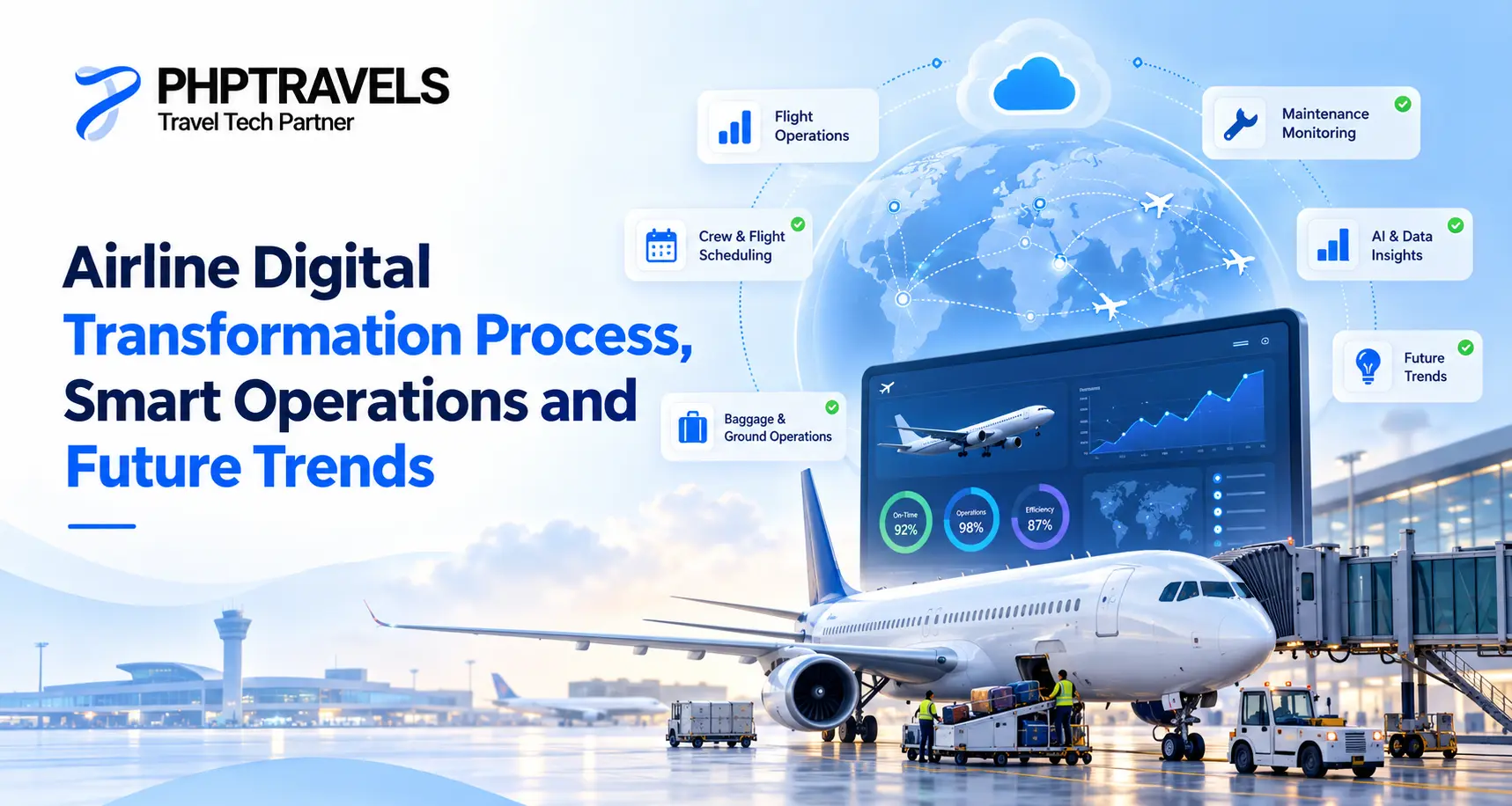 Airline Digital Transformation Process, Smart Operations and Future Trends