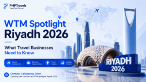 Alt Text: WTM Spotlight Riyadh 2026 feature image highlighting travel business opportunities, industry insights, and global connections in Saudi Arabia.
