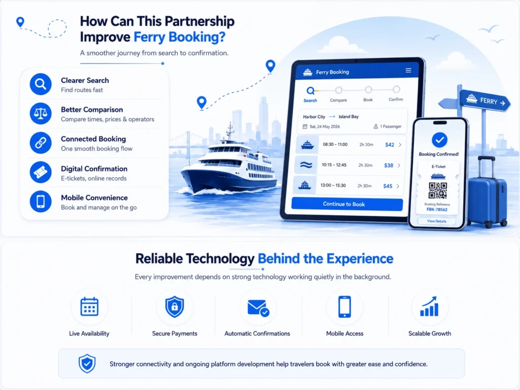 Partnership with ferry booking