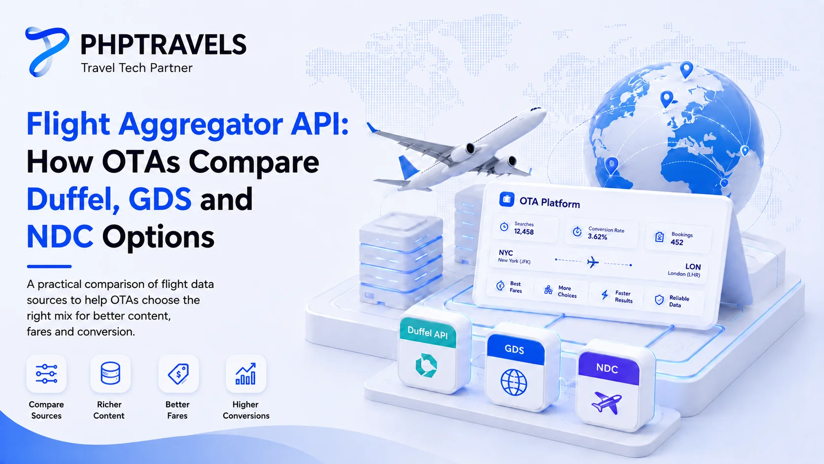 Flight Aggregator API: How OTAs Compare Duffel, GDS and NDC Options