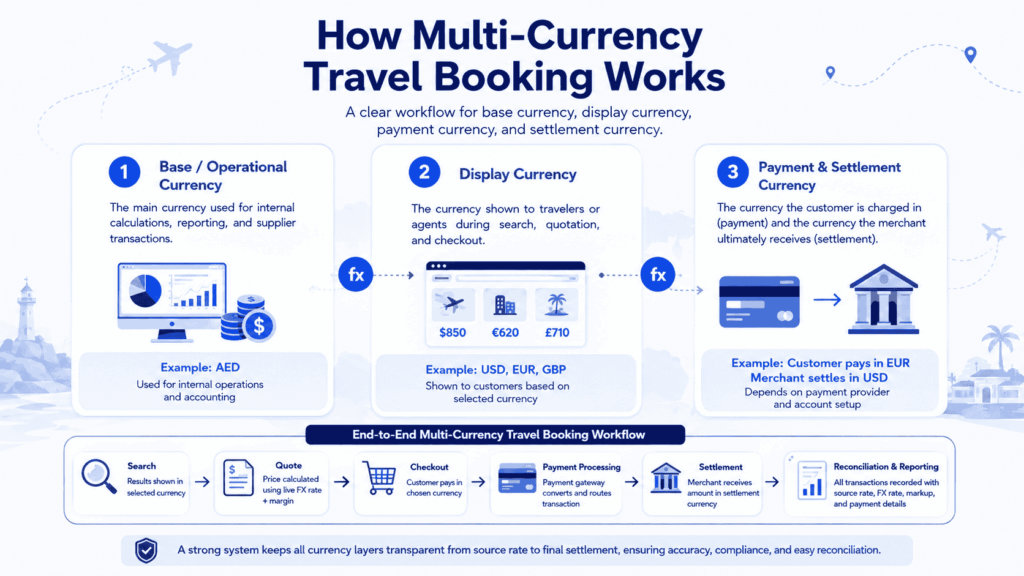 Multi-Currency Travel Booking Works
