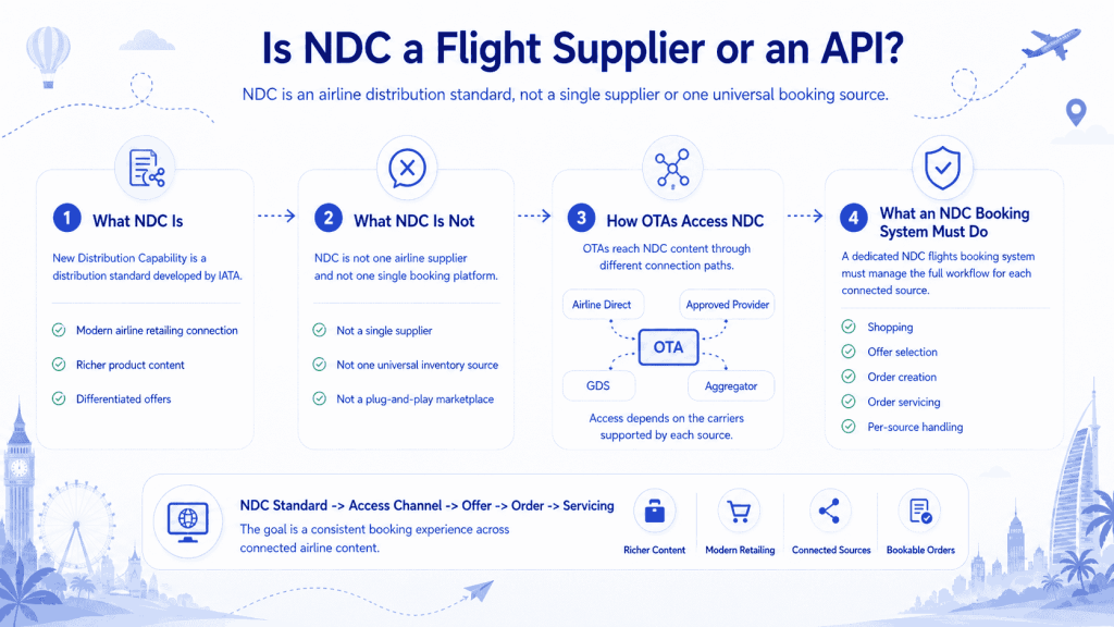 NDC a Flight Supplier or an API