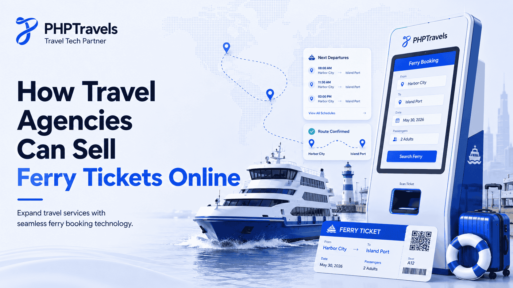 How Travel Agencies Can Sell Ferry Tickets Online