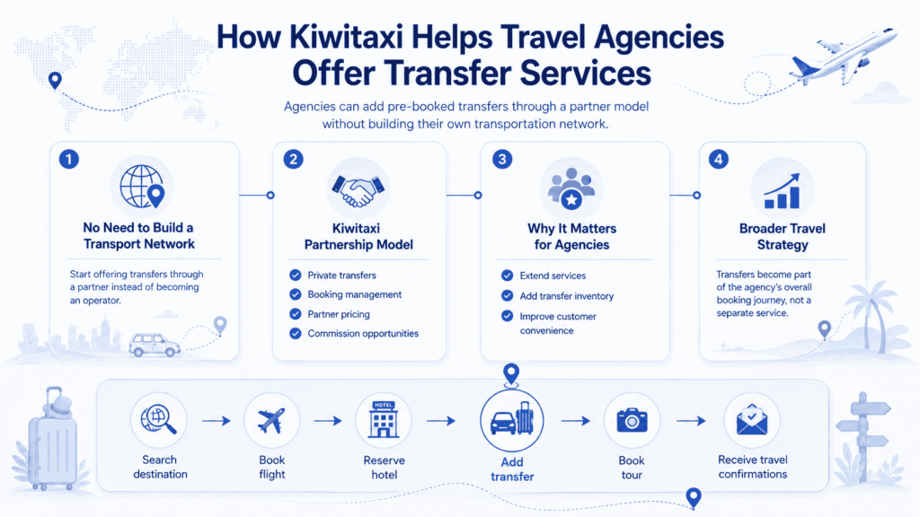 Kiwitaxi Helps Travel Agencies Offer Transfer Services