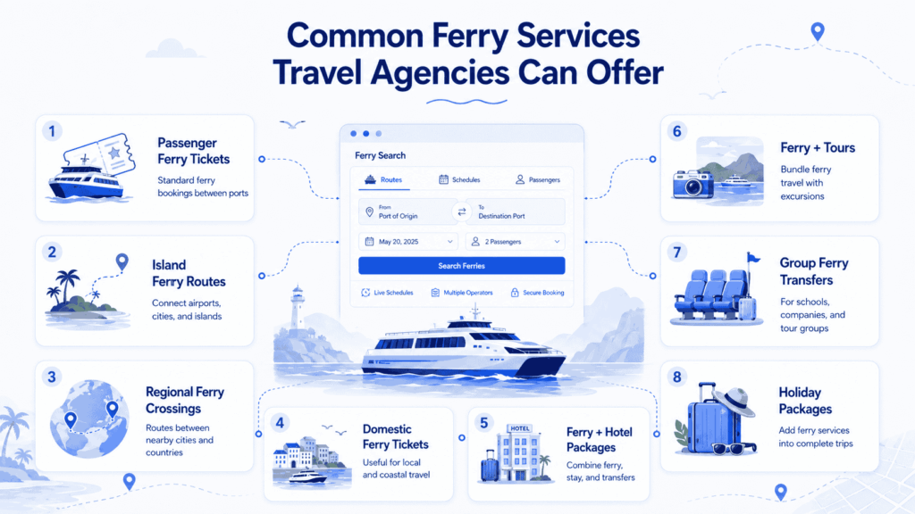 Common Ferry Services Travel Agencies