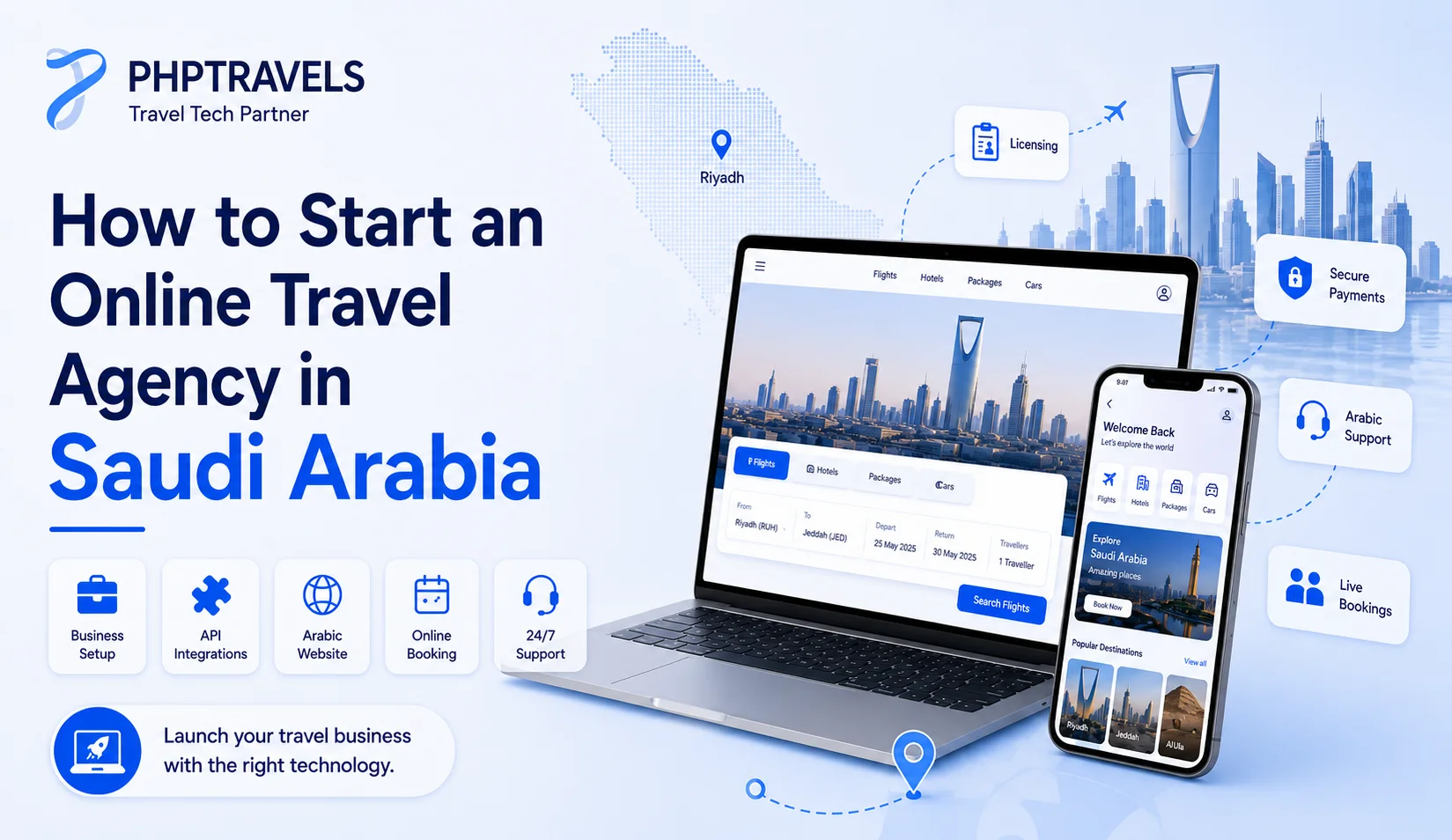 How to Start an Online Travel Agency in Saudi Arabia