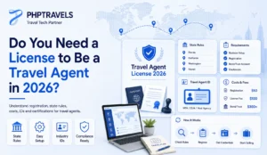 Travel agent license requirements, costs, state rules and industry IDs for 2026.