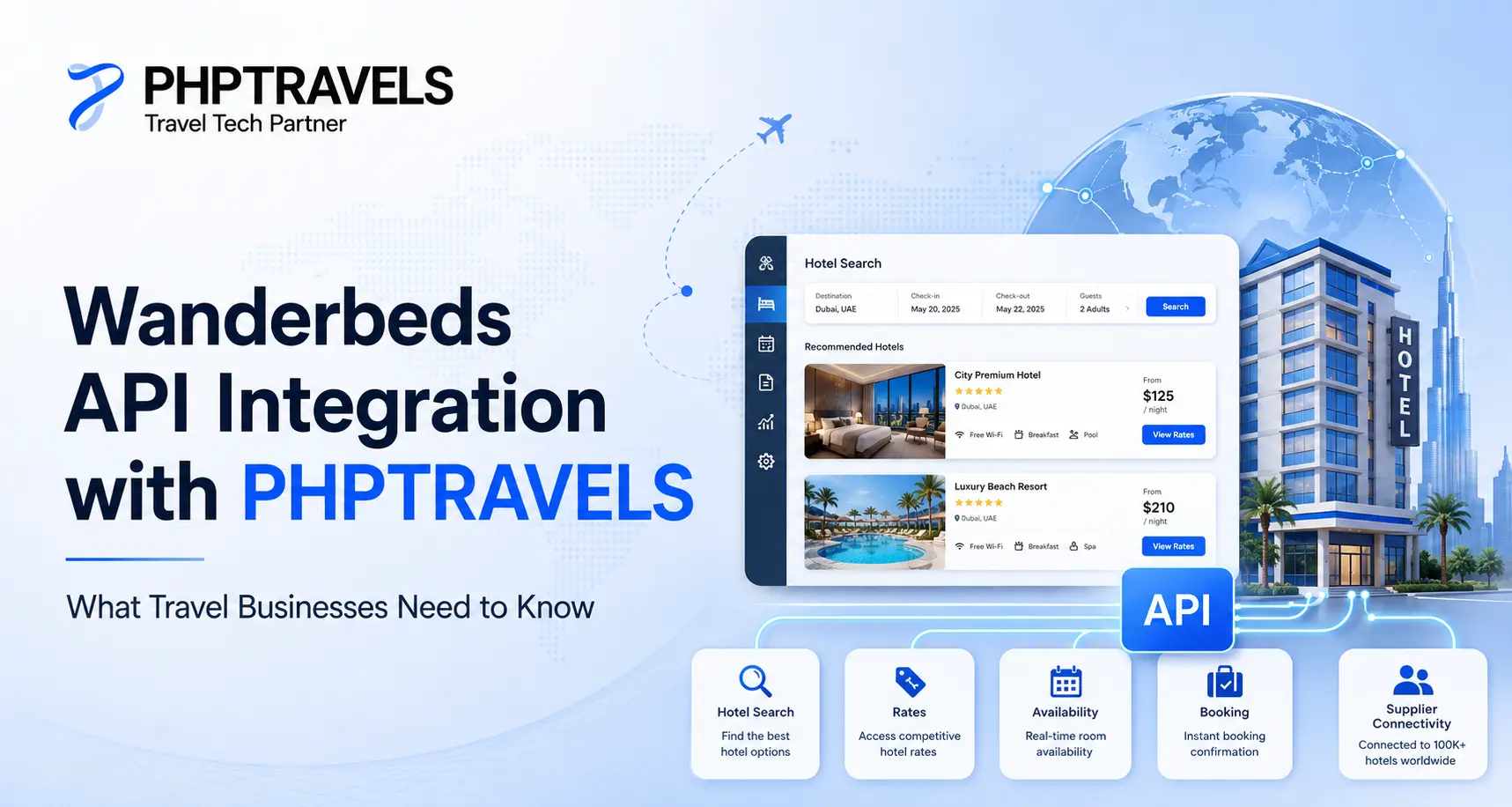 Wanderbeds API Integration with PHPTRAVELS What Travel Businesses Need to Know