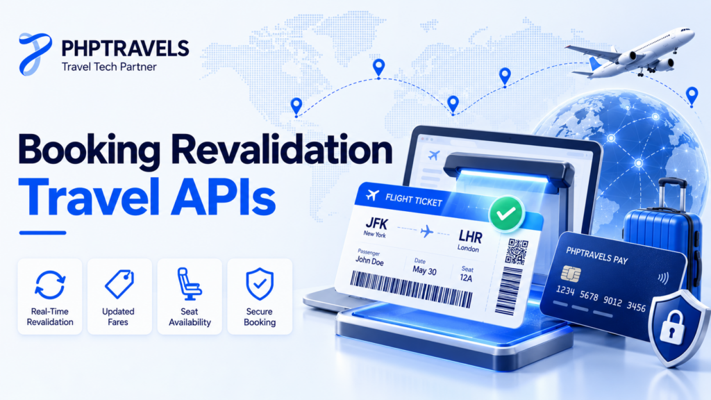PHPTRAVELS thumbnail — Booking Revalidation for Travel APIs