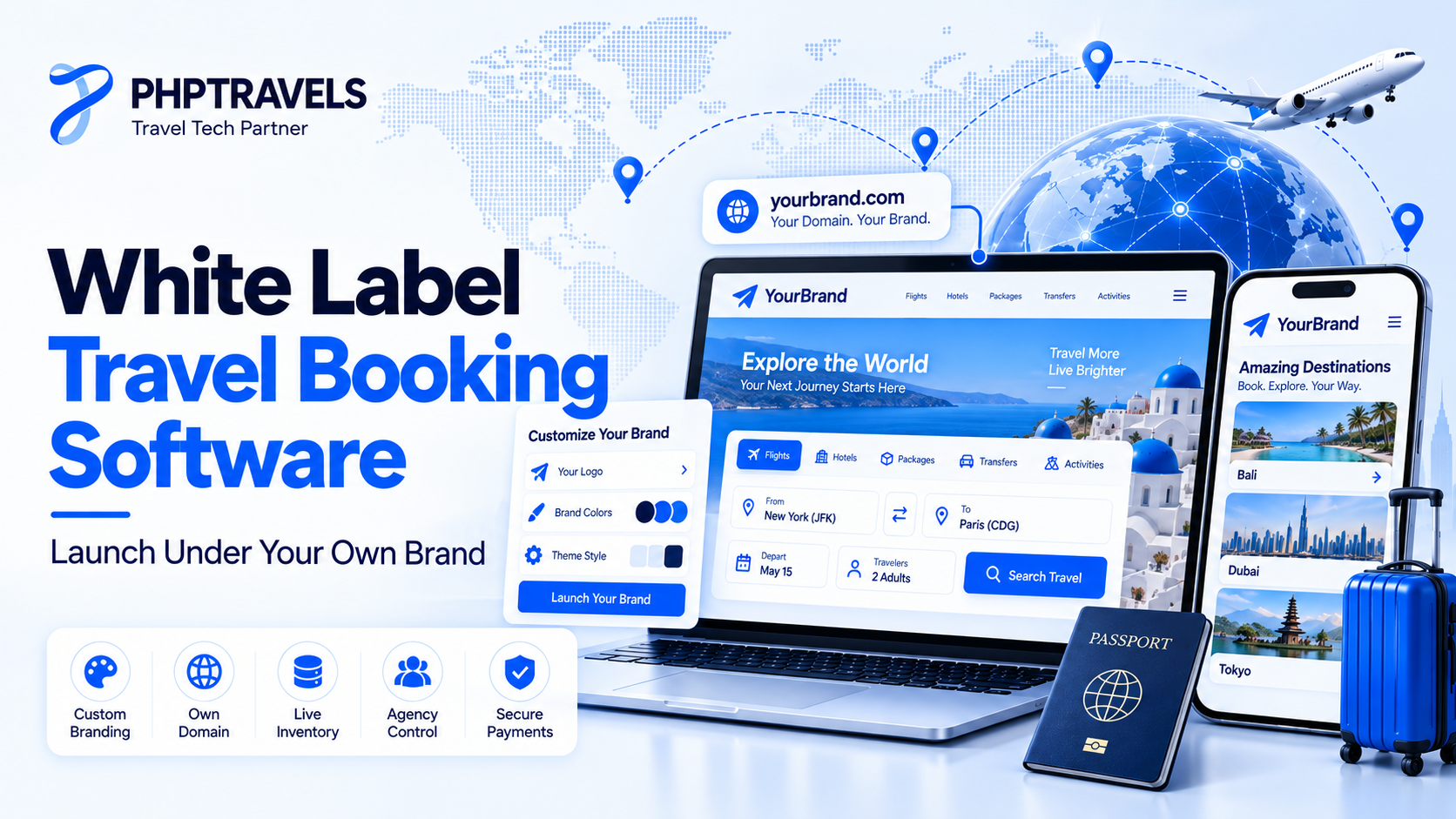 White Label Travel Booking Software: Launch Under Your Own Brand