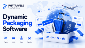 Dynamic packaging software assembling flight hotel and tour into one offer