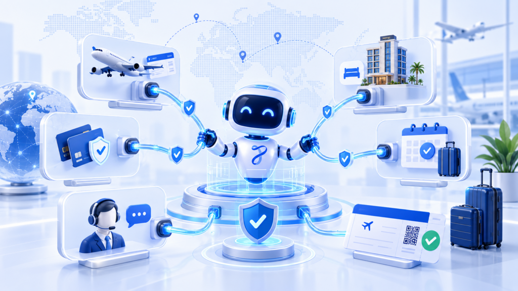 MCP architecture for AI travel booking software and agency systems