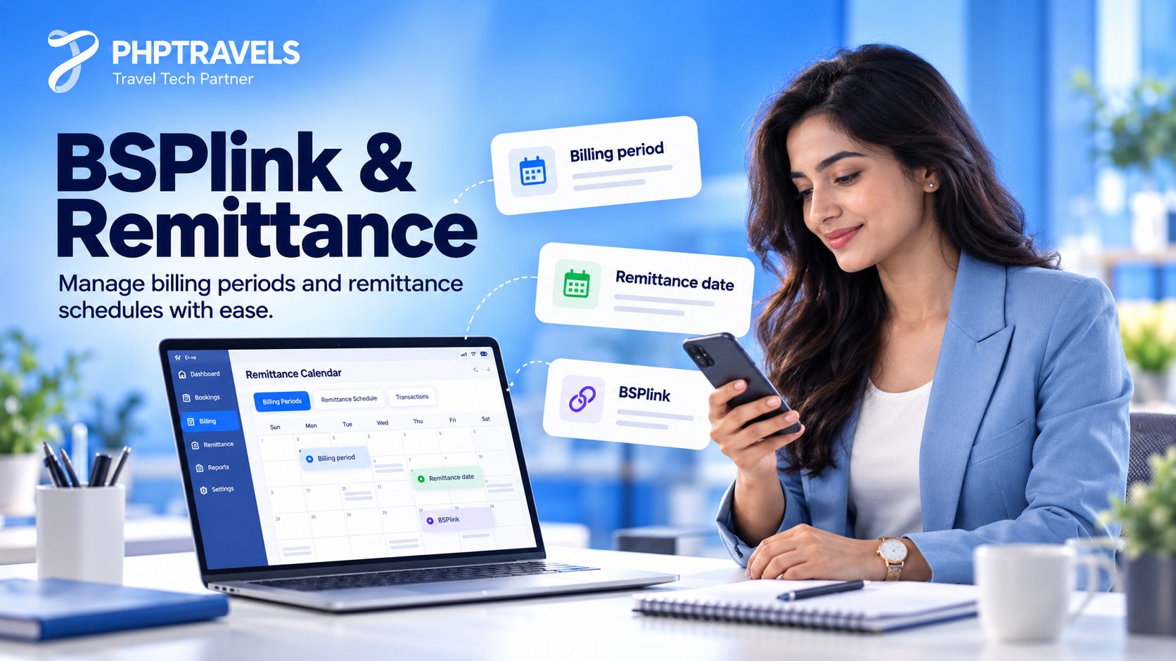 Agency finance calendar with BSP billing period and remittance date