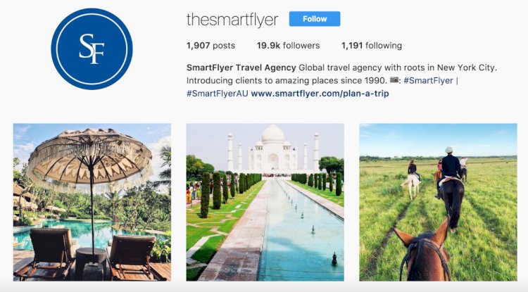 Instagram and Pinterest