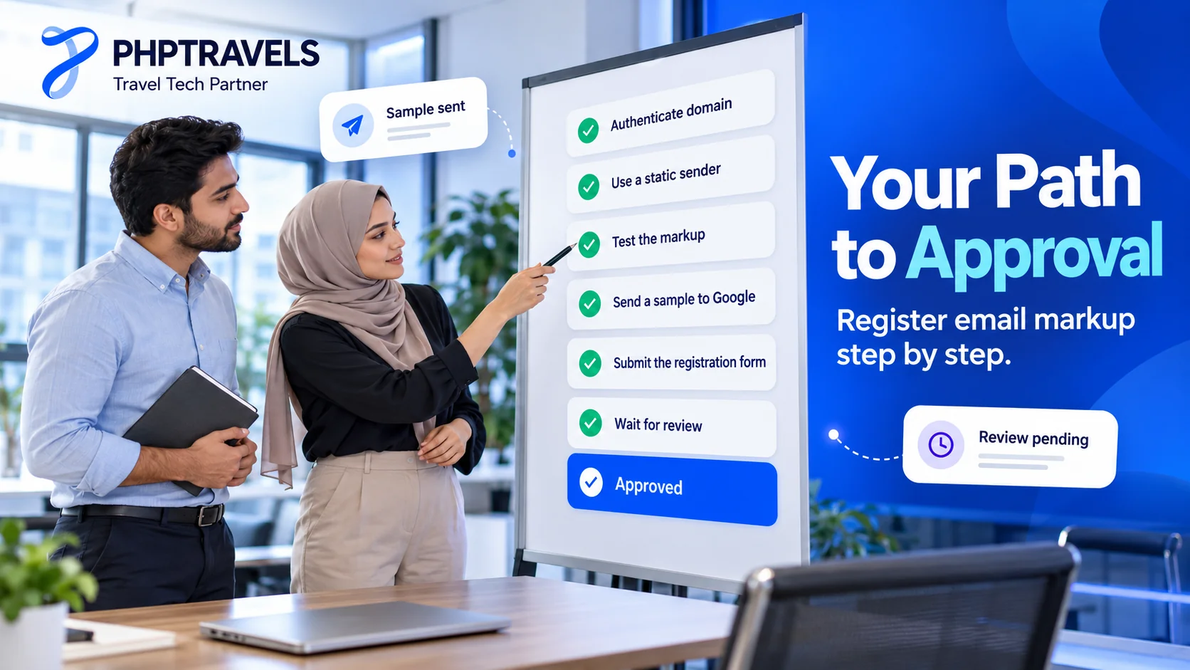 Checklist to register email markup with Google and get approved