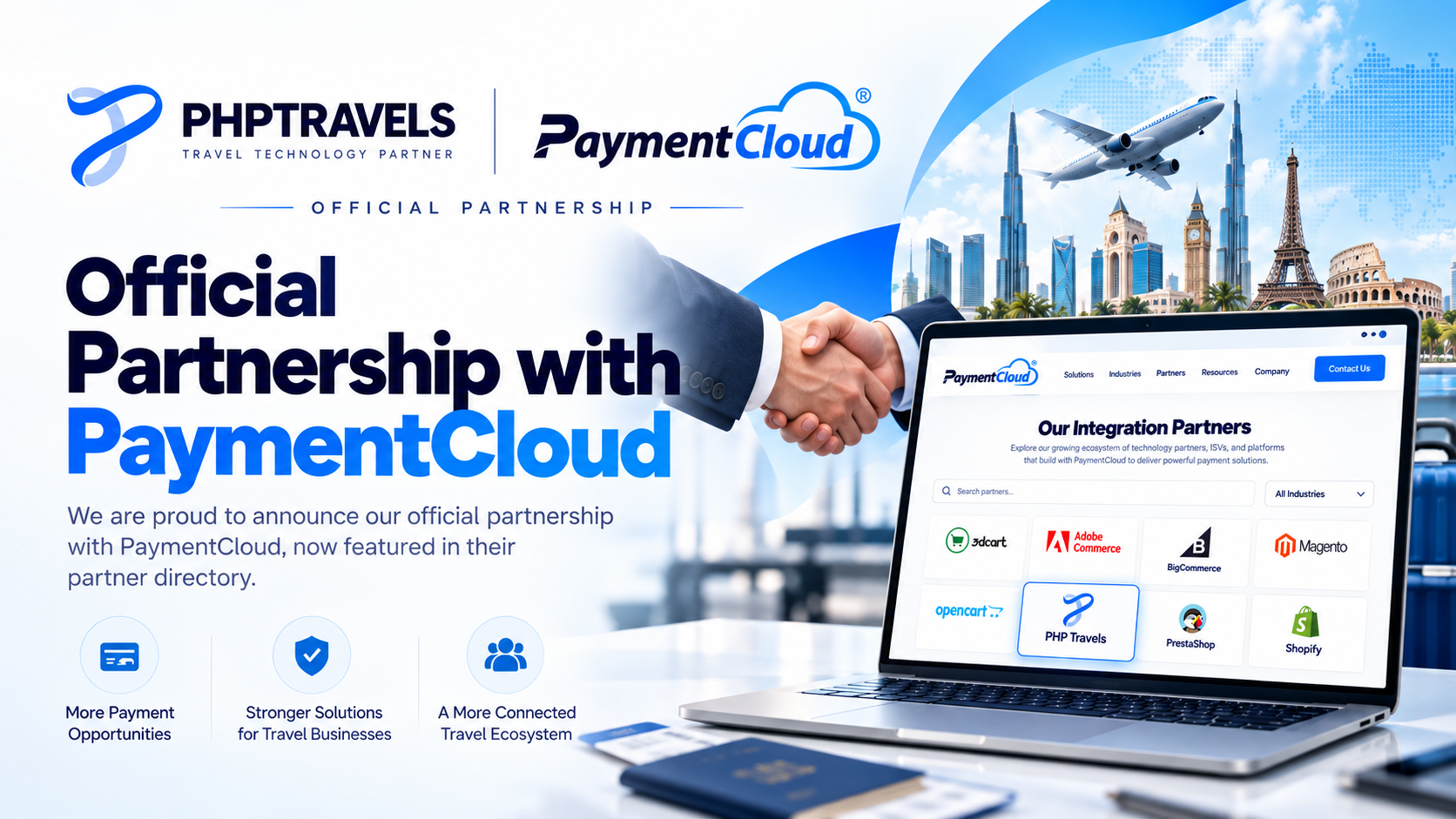 PHPTRAVELS Partners with PaymentCloud: Better Payment Processing for Travel Businesses