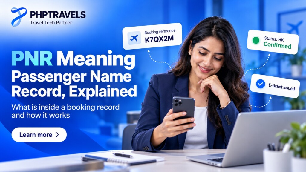PNR meaning: passenger name record with booking reference, status and e-ticket