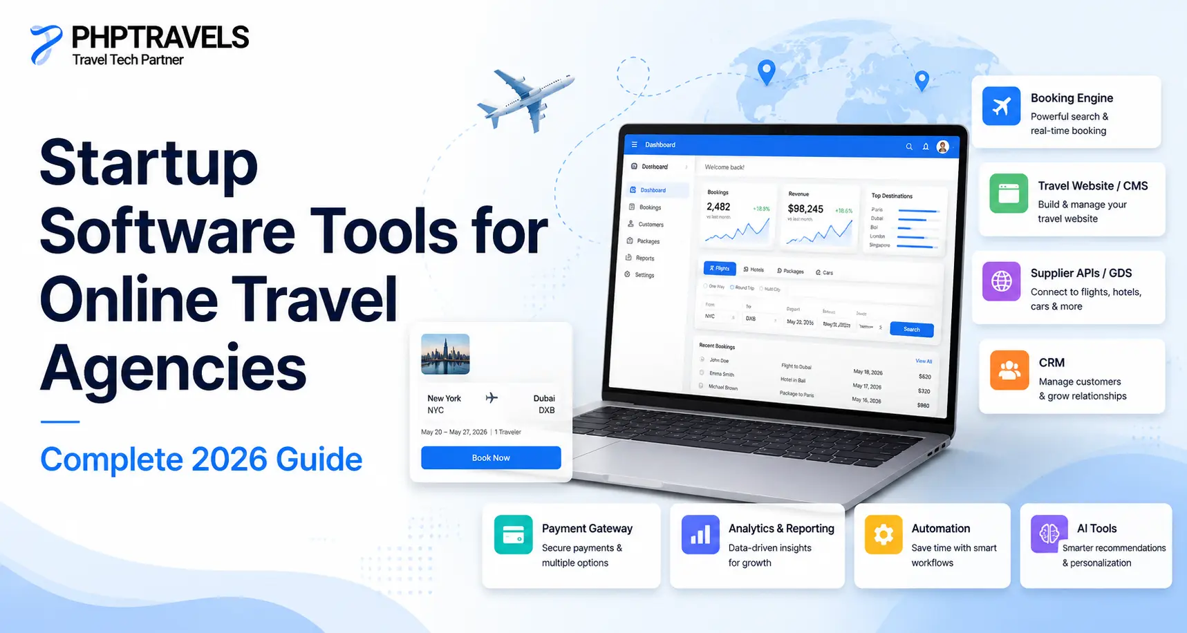 Best Software Tools for Online Travel Agencies: Essential 2026 Guide