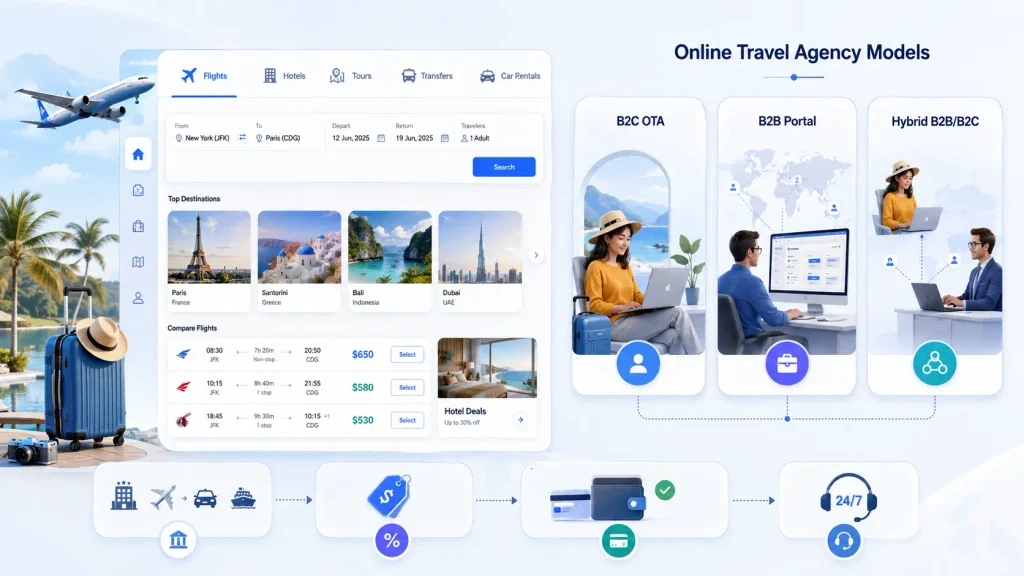 Online travel agency
