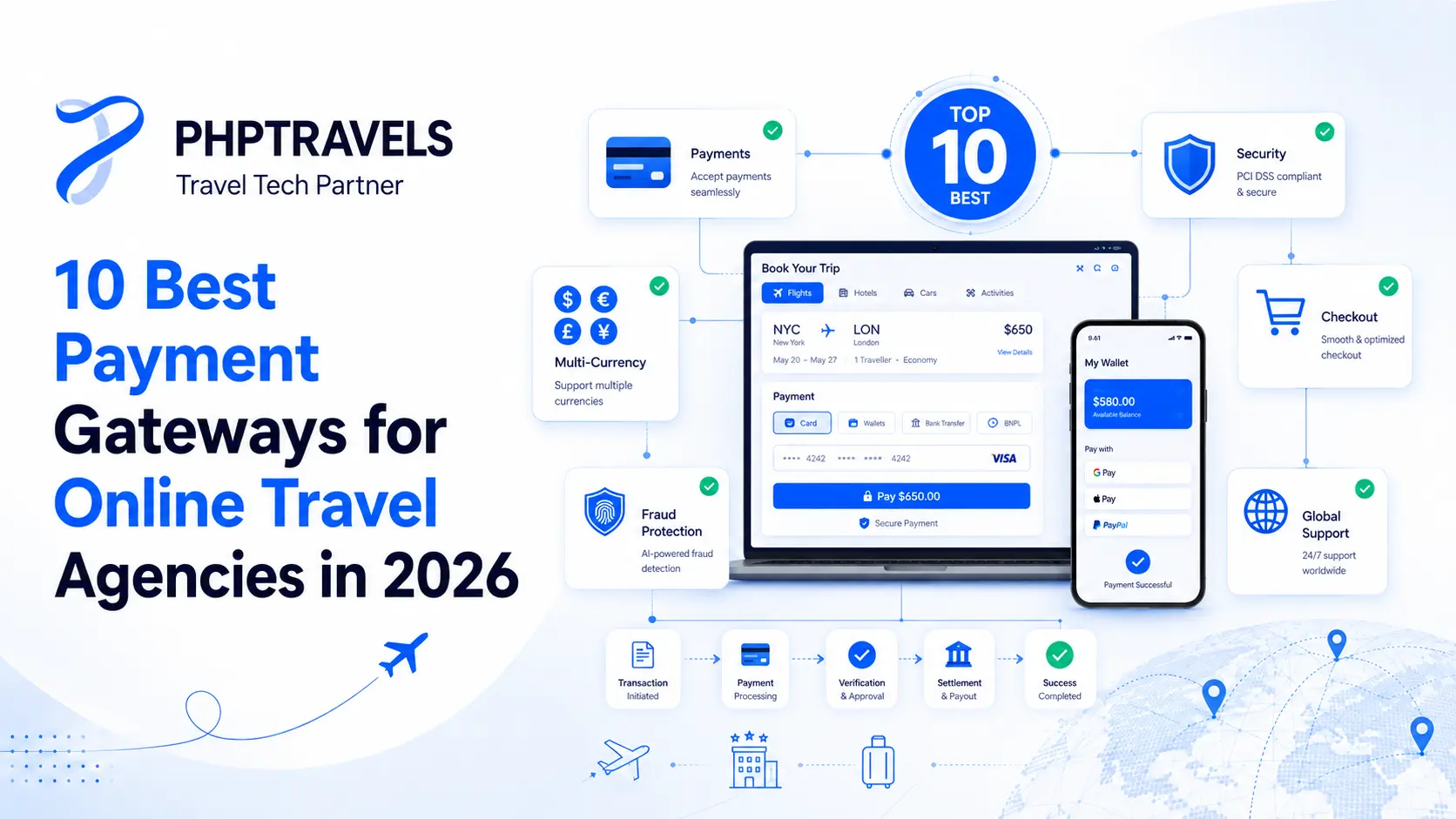 10 Best Payment Gateways for Online Travel Agencies in 2026