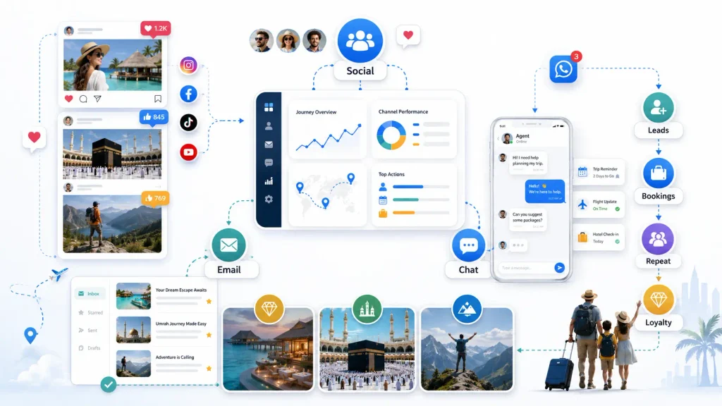 Use Social Media, Email, and Messaging as One System