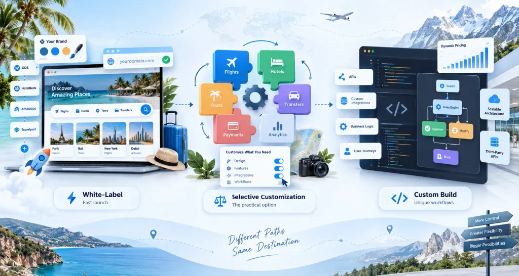 White-Label vs Custom Travel Software Development