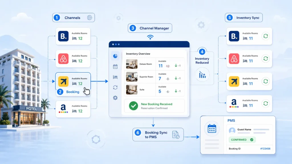 hotel channel manager work