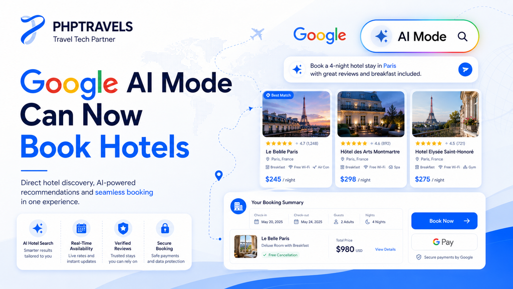 Google AI Mode hotel booking