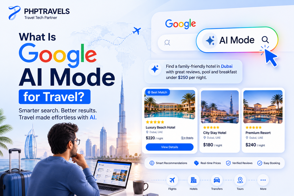 google ai mode travel booking