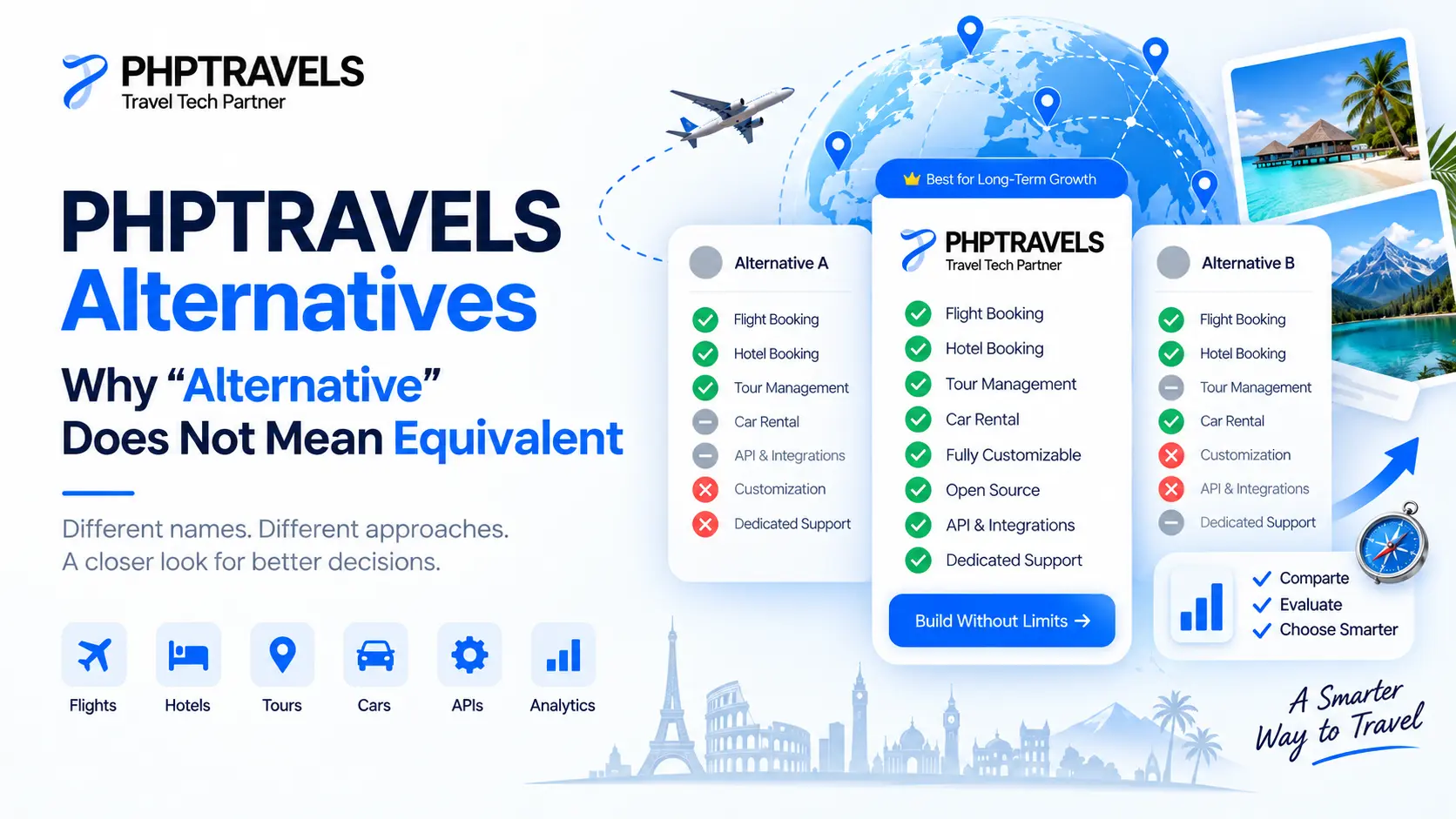 PHPTRAVELS Alternatives 2026: What to Compare First