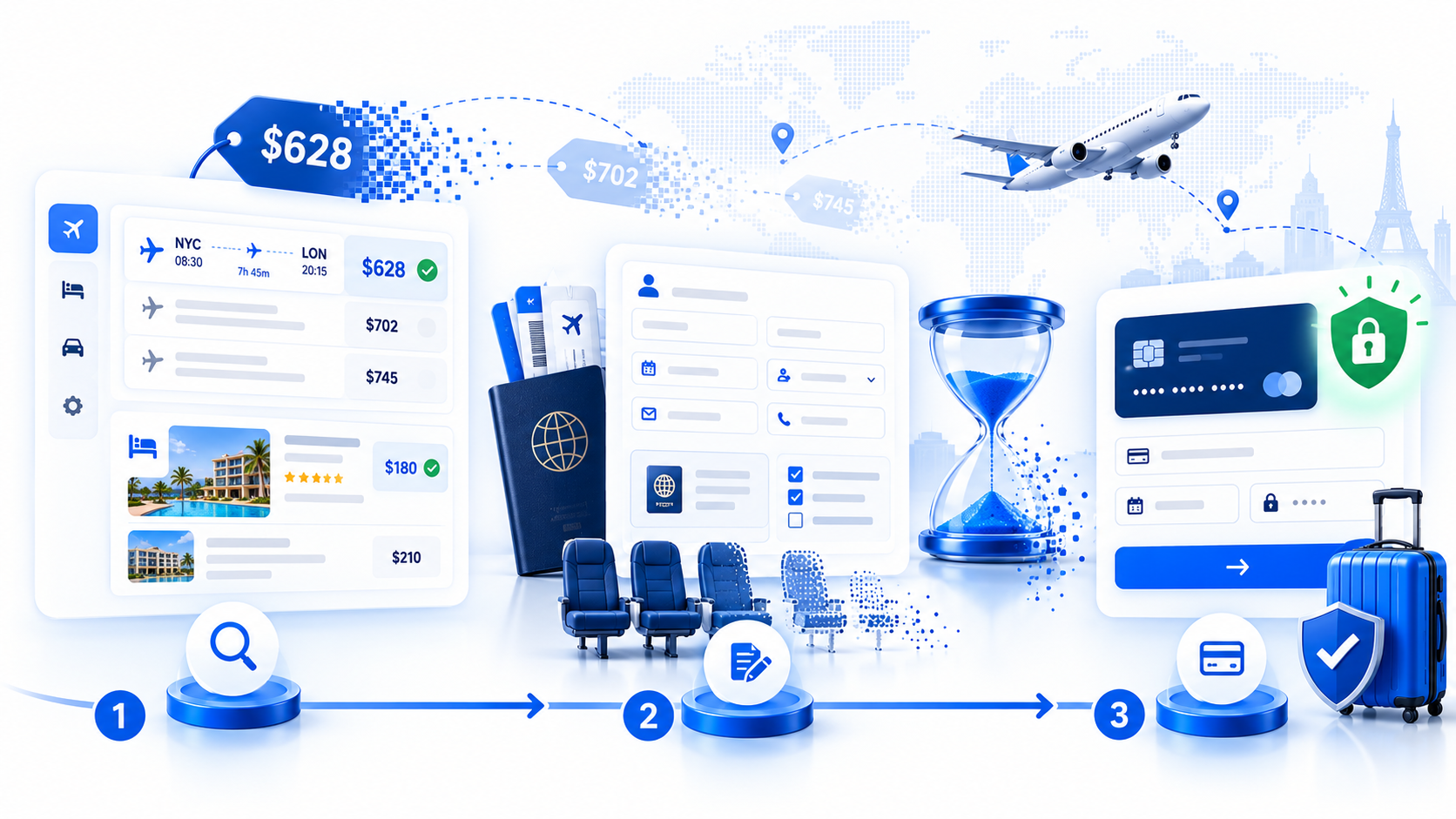 Visual of fare and seat expiry between search and checkout
