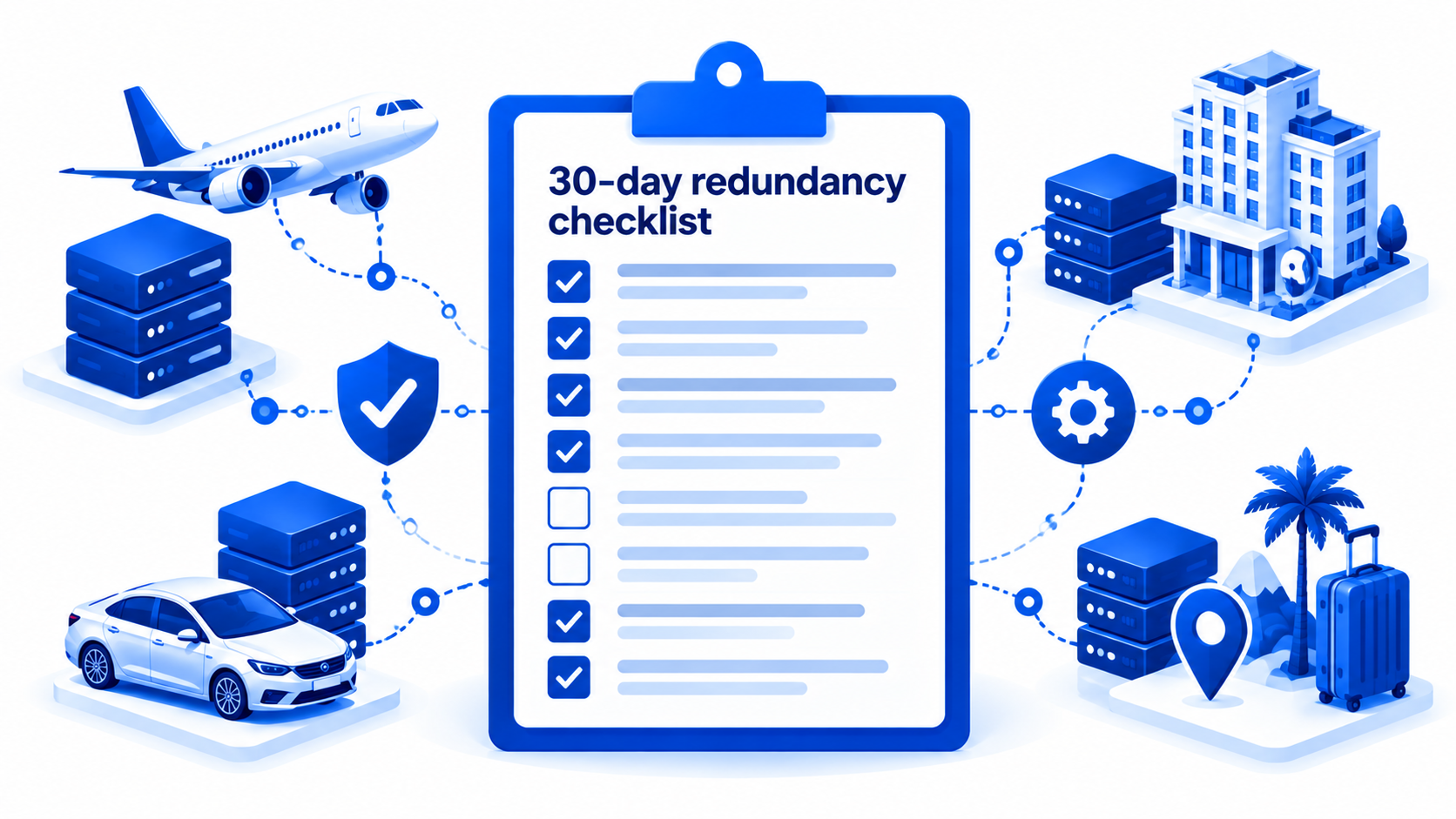 Thirty-day travel API failover and redundancy checklist